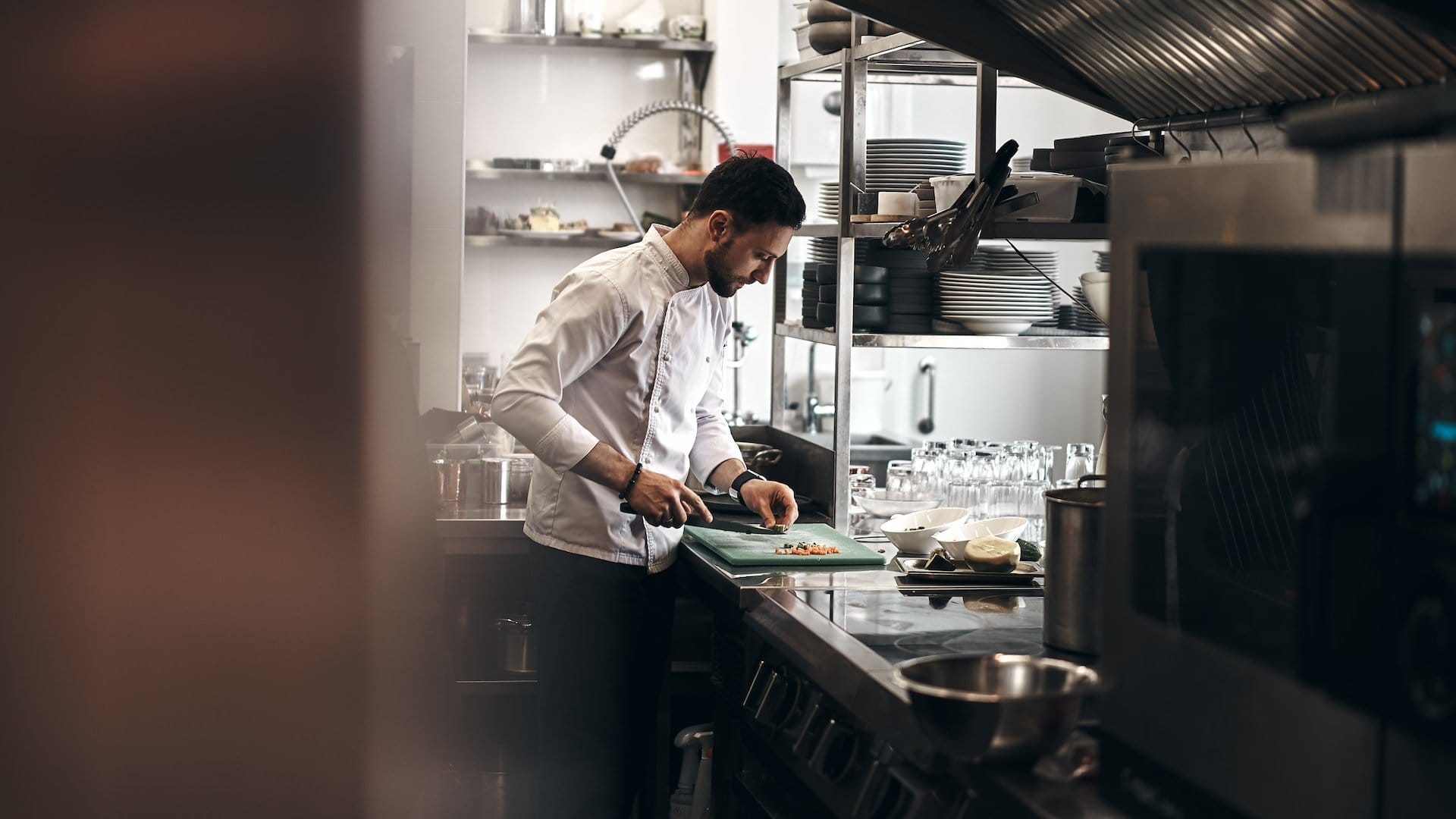 Chef Francis in action.