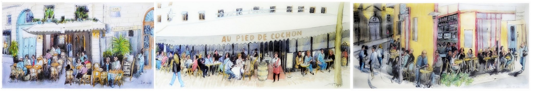 Luxury Food Tour Paris - France - Terrasses Restaurants